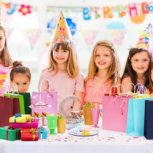 20 Pcs Paper Party Bags with Twist Handles - Image 4