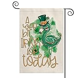 AVOIN colorlife A Wee Bit Irish for Today Garden Flag Vertical Double Sided, Flamingo St Patricks...