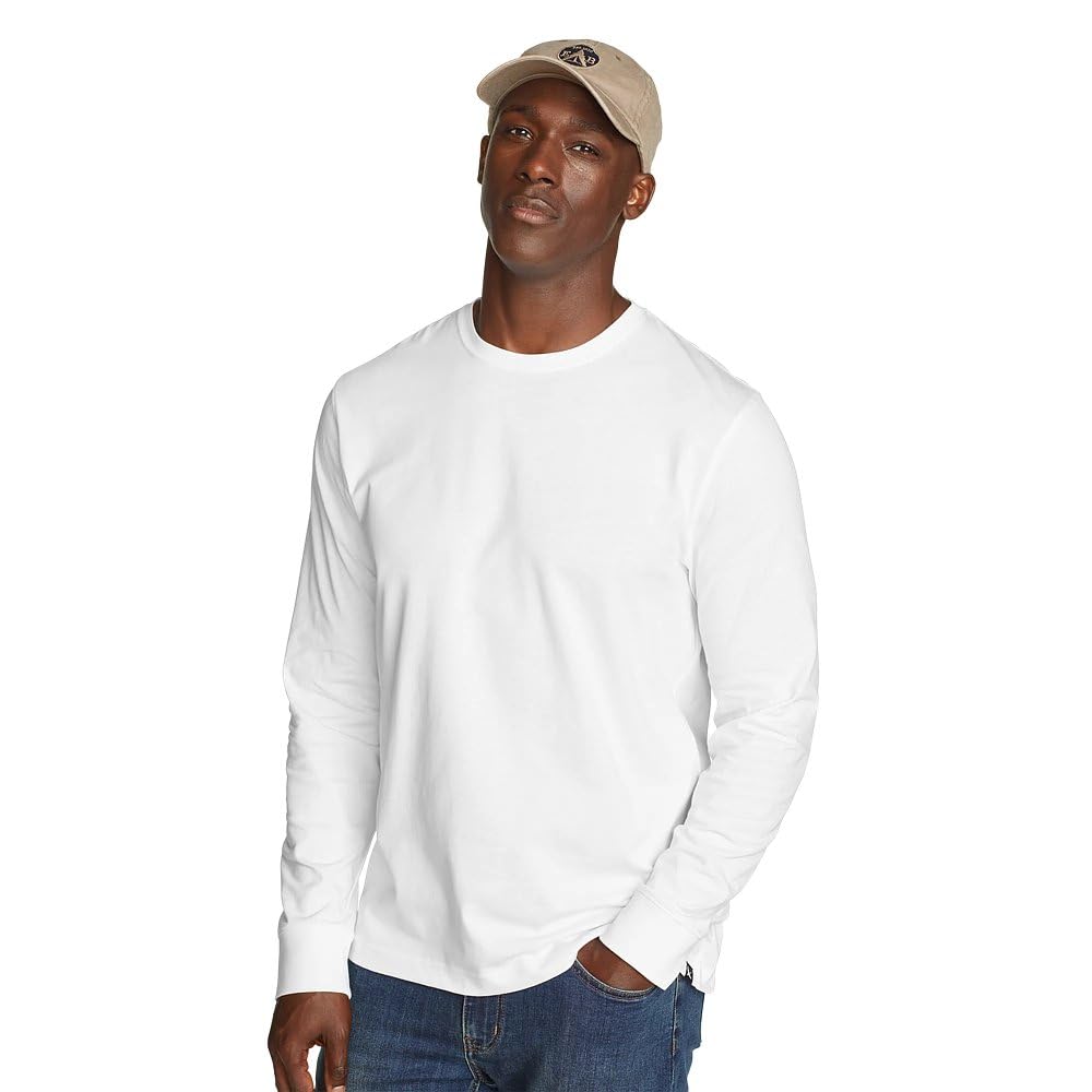 Men's Legend Wash 100% Cotton Long-Sleeve Classic T-Shirt