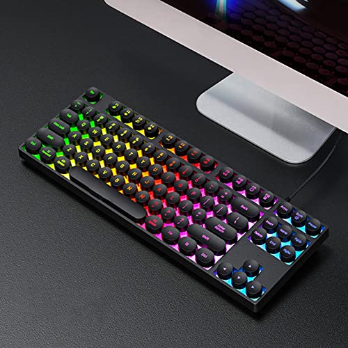 Teclado Gamer Gugxiomfqgxrna37y-12 USB QWERTY miniatura 4