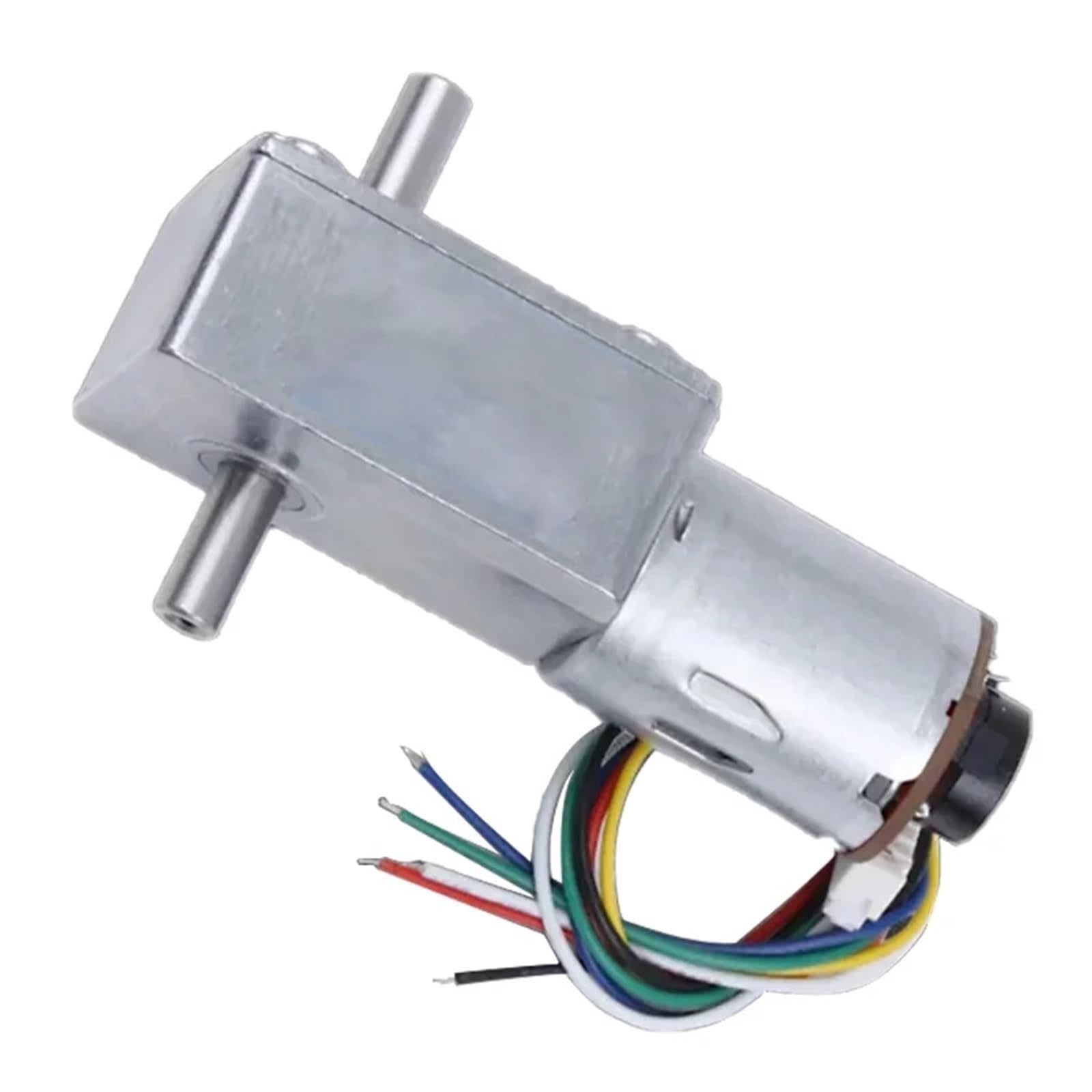 Moteur engrenages CC JGY370 anti-retour pour bloquer une charge 24V