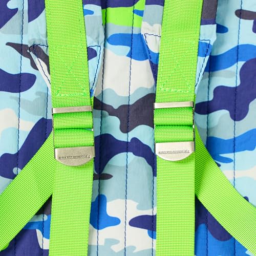 Image of Amazon Essentials Unisex Kids' Backpack for Boys and Girls, Sky Blue Crazy Camo, One Size | Nylon