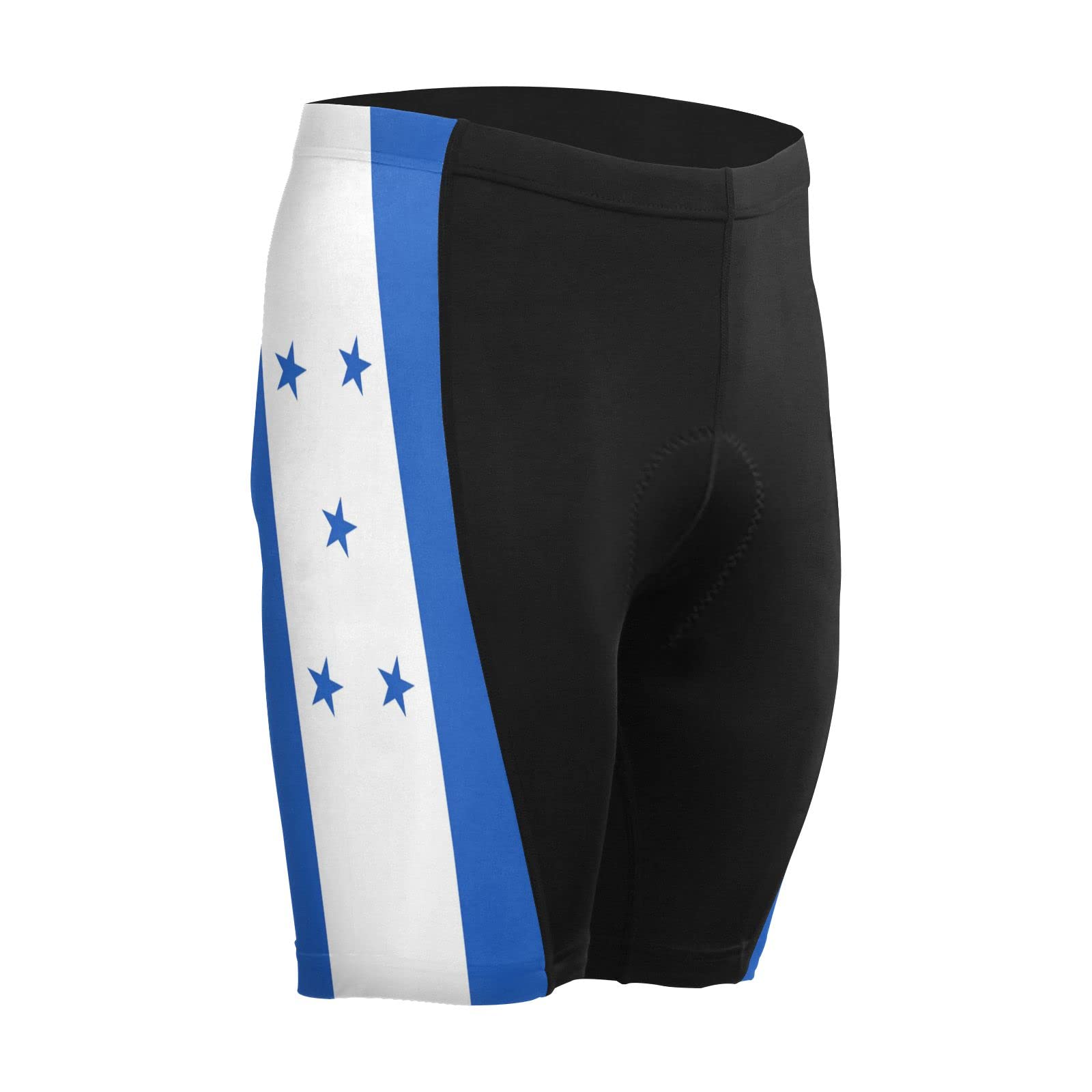 Honduras Flag Men's Bike Shorts Padded Cycling Bicycle Biking Shorts Tight Multicolor