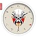 Produktbild Modern Quartz Lautlos Wanduhr Einfache Wanduhr Holz Rustikale Uhr Restaurant Büro Hotel Deko Peking Opera Facebook Ink Wohnzimmer Uhr Uhr Wanduhr Silent Quarzuhr, 14 Zoll, Edelstahl Weiß Farbe Grenze