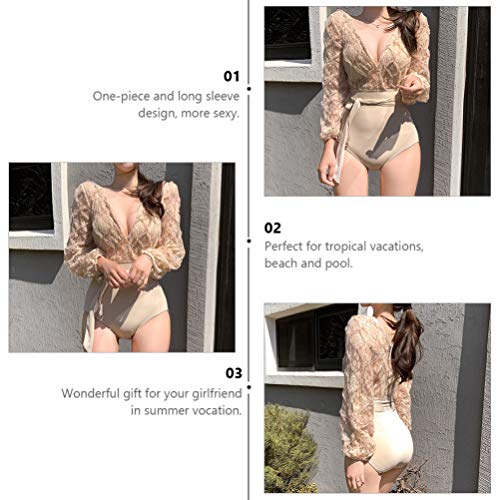 BESPORTBLE Traje de banho peça única roupa de banho sexy para mulheres