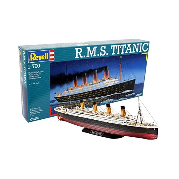 Revell Revell_05210 Modellbausatz Schiff 1:700 - R.M.S. Titanic im Maßstab 1:700, Level 4, originalgetreue Nachbildung…