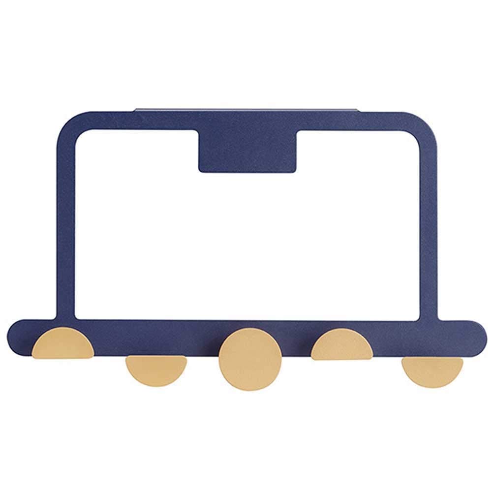 ISCBAFYX Perchero sobre La Puerta 5 Ganchos Hogar Baño Decoración Perchero Ropa Abrigo Sombrero Perchero Toalla Buena Carga-Material De Hierro Forjado/Rosa/39 * 23 * 3,5 Cm