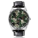 Form der Uhr: Rund; Anzeige: Analog