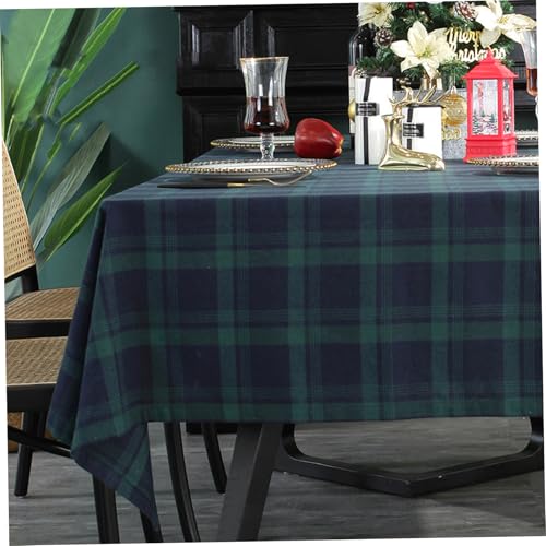 Nappe à carreaux de Noël en polyester durable pour réception chic