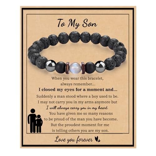 Graduation Gifts 2024 Friendship Bracelets 8th Grade Graduation Gifts Beaded Bracelet for Teen Boys Senior School Graduation Gifts for Him Son Brother Nephew