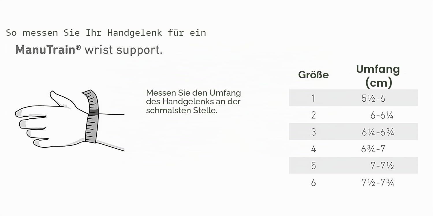 Bauerfeind ManuTrain Handgelenkbandage, Farbe: Natur, Größe: rechts 2