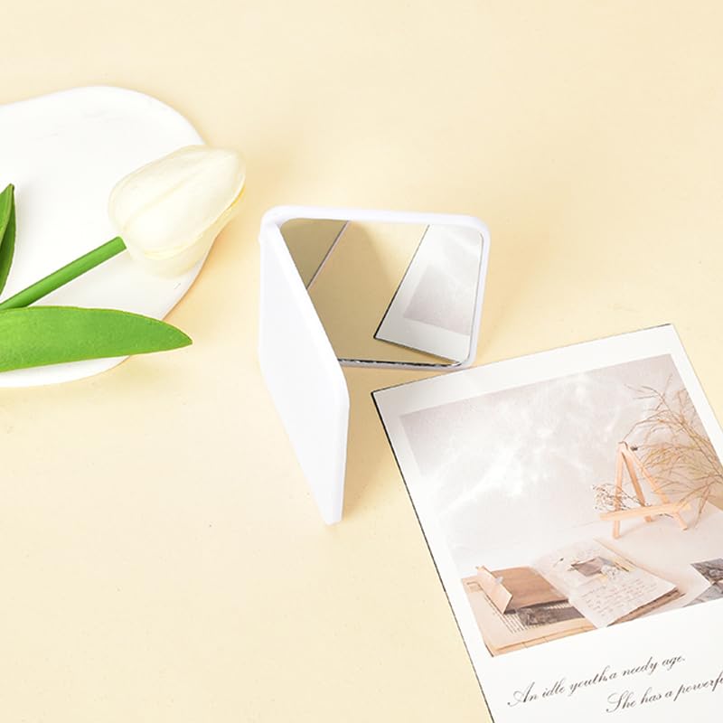 Miniatura 5 de YangQian Espejo compacto para mujeres y niñas, espejo de bolsillo para mujeres, espejos de maquillaje con aumento para mujeres y niñas, espejo