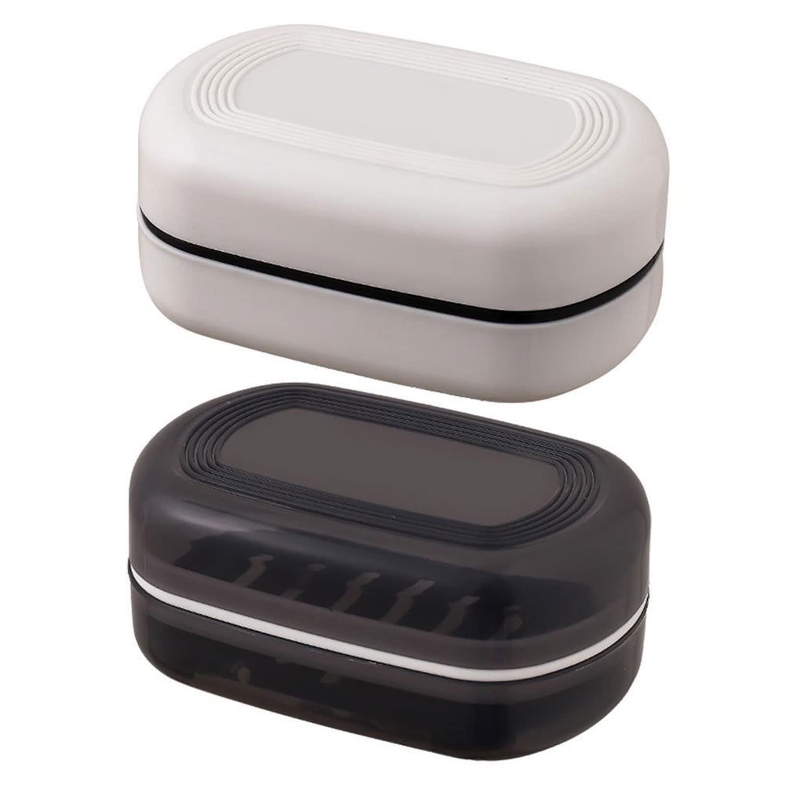 Caja de jabón, contenedor de jabón, Caja de jabón de Viaje con Sellado Fuerte, Estuche de jabón Duradero, contenedor de jabón en Barra fácil de Limpiar, jabonera para baño