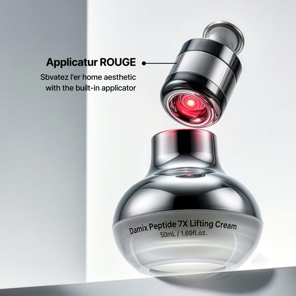 Crème Lifting Peptide 7X – Soin visage anti-âge avec 7 peptides, collagène, acide hyaluronique, céramides et niacinamide | Hydratation, fermeté et peau lissée | 50 ml