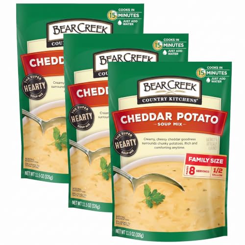 Bear Creek Soup Mix, Cheddar Potato, 11.5 Ounce (Pack of 3)