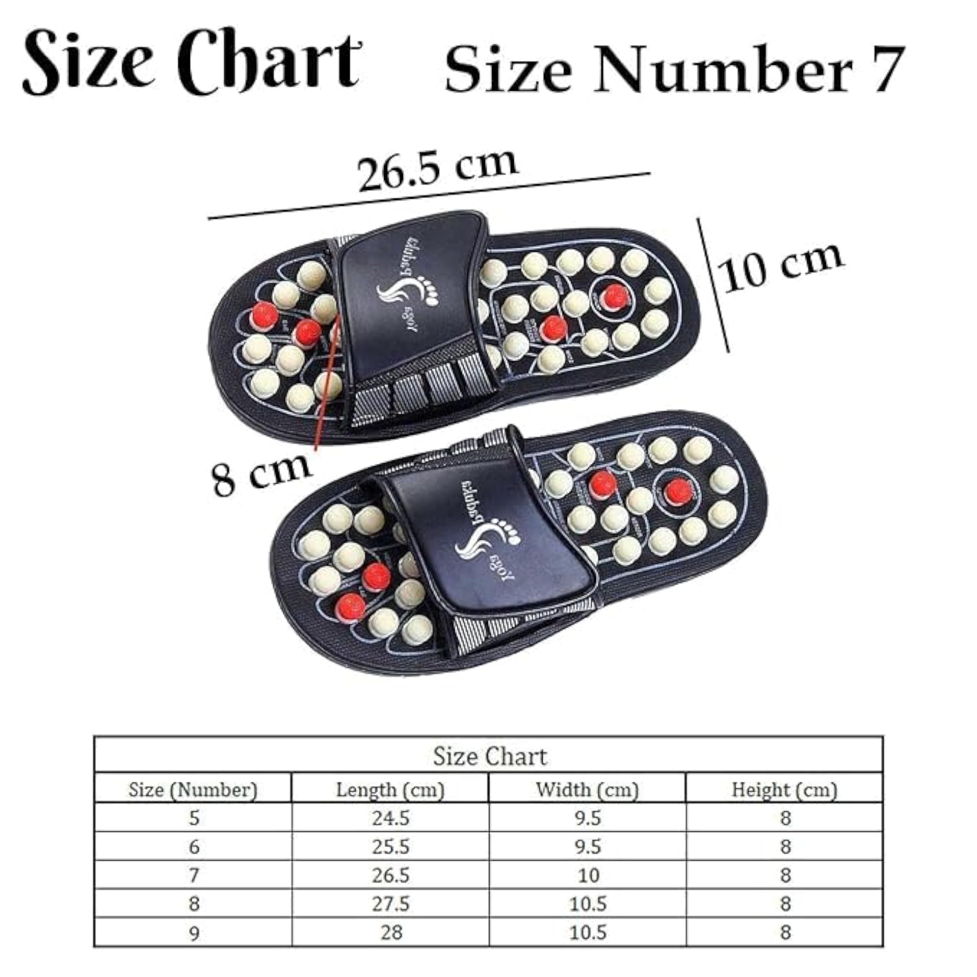 Yoga Paduka Slippers for Acupressure Foot Relaxation