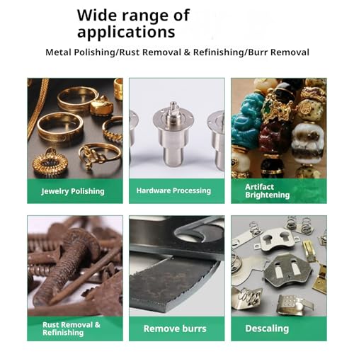 Pulidor giratorio de joyería y vaso compacto portátil para manualidades 6