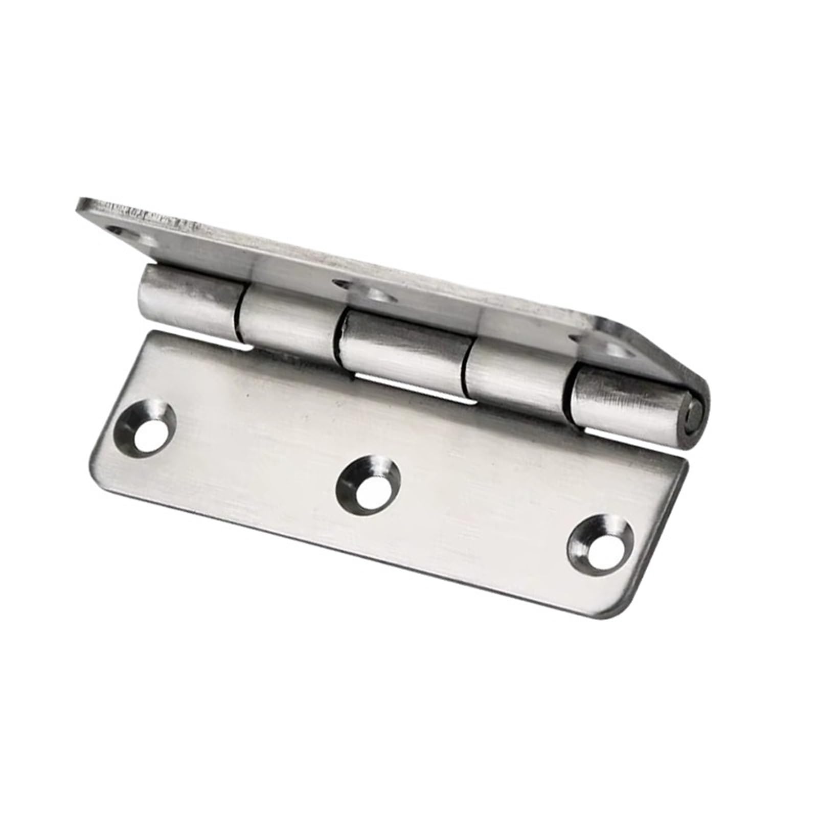 1pcs 180 Degree Stainless Steel Foldable Hinge Cabinet Door Hinge(Vibrational Light)