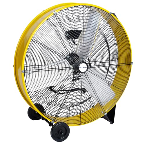 BILT HARD 13000 CFM 30" High Velocity Drum Fan, 2-Speed Heav...