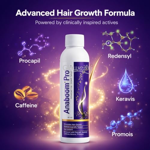 Image of Anaboom Pro Advanced Hair Growth Serum, 60 ml, for Men & Women