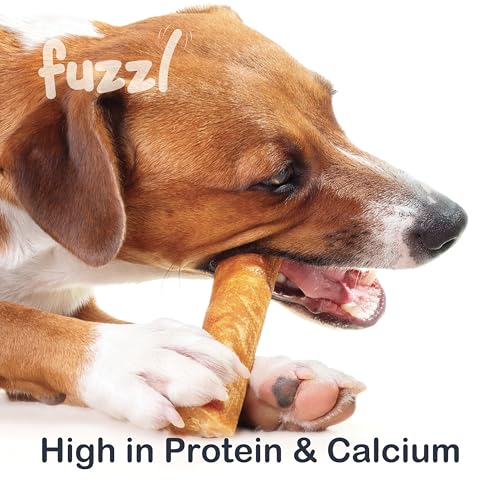 Image of Fuzzl Himalayan Yak Cheese for Dogs Medium 4 Pack | Superfood Turmeric, Strawberry, Coconut, Original Natural Dog Treats Himalayan Yak Chew | Long Lasting