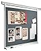 Produktbild Legamaster 7-641655 Doppelseitiges Pinboard für Legaline Professional beidseitig verwendbar, 150 x 90 cm, grau