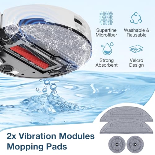 Image of 29 PCS S8 MaxV Ultra Accessorie Kit for Roborock S8 Maxv Ultra&S8 Max Ultra | for Robot Vacuum Cleaner Parts, 1 Set Main Roller Brush,4 Main Filters,6 Side Brushs,6 Dust Bag,4 Mop Pads,4 Edge Mop Clothes