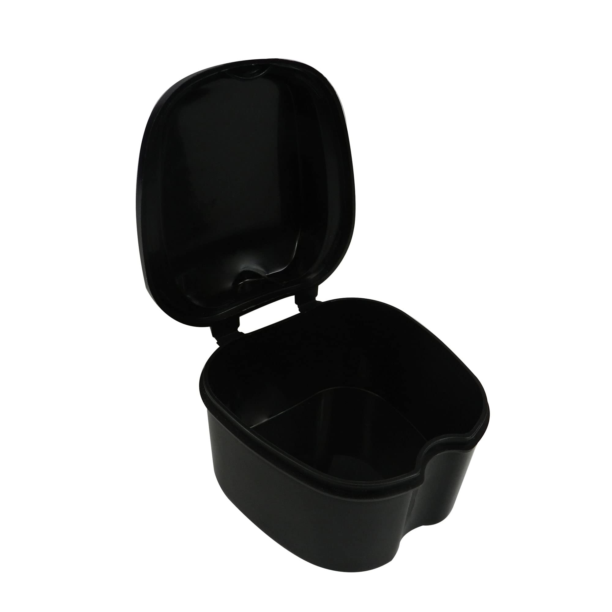 Dentosmile Denture Boxes, Retainer Box Orthodontic Mouth Guard Dental Storage Container/Teeth Storage Box in Black Color (1)-picture-28