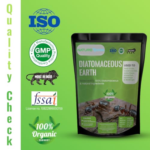 Image of Diatomaceous Earth Powder 200 gm | 100% Organic and Natural | Safe and Organic Pest Control for Your Garden and Home