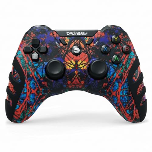 DuLingKer Mando PC Inalámbrico, Mando PS3 PC Gamepad con Hall Effect Joystick y Doble Vibración, Inalámbrico 2,4G Game Mandos para Windows 11 10 8 7, PS3, Android TV, TV Box, Steam, Raspberry Pi