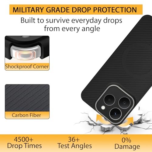 Image of LIRAMARK Rugged Carbon Fibre TPU Armor Silicone Back Cover Case for Realme 15T /Realme NARZO 90 5G