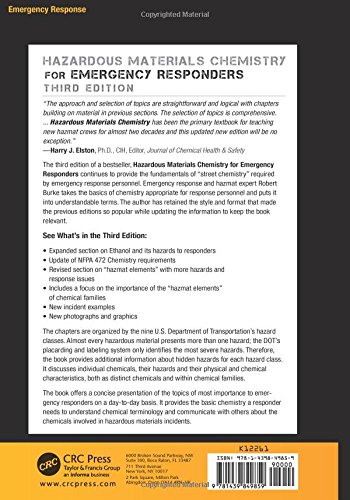 Hazardous Materials Chemistry for Emergency Responders