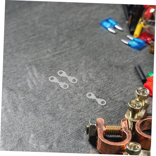 Alipis 30 piezas Fusibles planos universales para autos con lámina metálica 30A 40A 50A aleación de zinc compatibles con camiones y autos miniatura 6