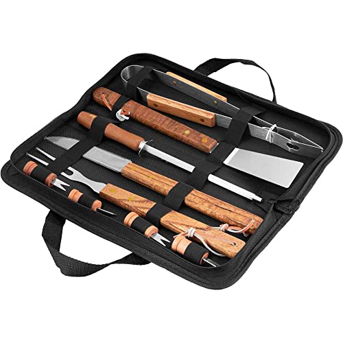 Vonder, Jogo De Utensílios Para Churrasco, Em Aço Inox, Com 10 Peças.