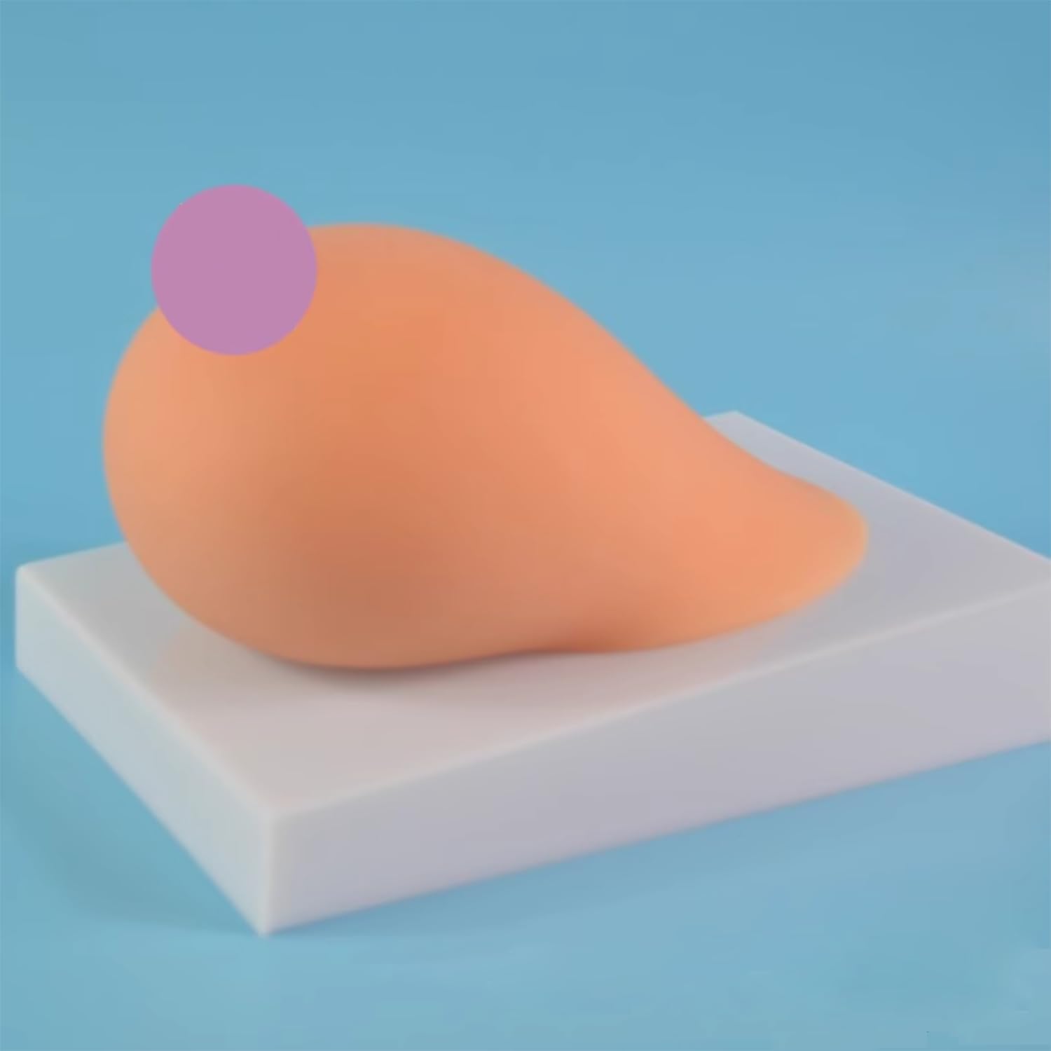 Modelo Realista de Mama de Lactancia Femenina de Silicona for Entrenamiento de higiene - Herramienta educativa de 21 x 12 x 11 cm