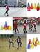 luvilly20pcs 3.34 Inch Mini Cones for Classroom, Mini Cones for Sports/Outdoor/Indoor/Basketball/Football/Footwork Training