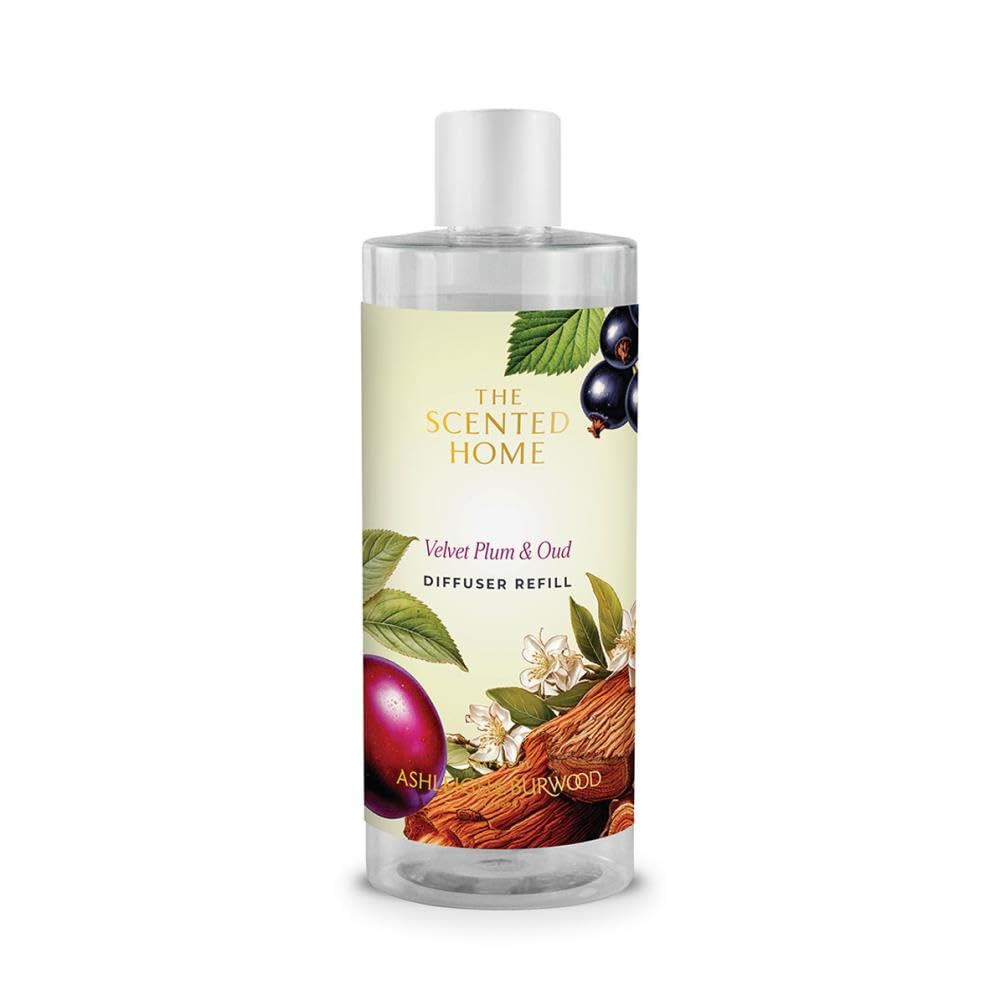 ASHLEIGH & BURWOOD Velvet Plum & Oud Reed Diffuser Refill 300ml
