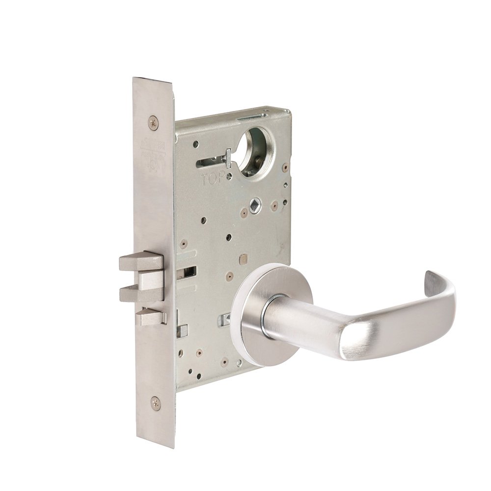 CORBINRUSSWIN ML2057-PSA-626-LC 626 Satin Chrome, Lever PSA Princeton, Storeroom, Steel; Stainless Steel; Brass