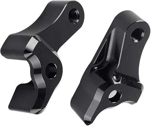 Vista 4 de Kit de bloques de bajada de 2 pulgadas compatible con Harley Davidson Touring Street Glide Rear Slam Lowering Blocks Kit