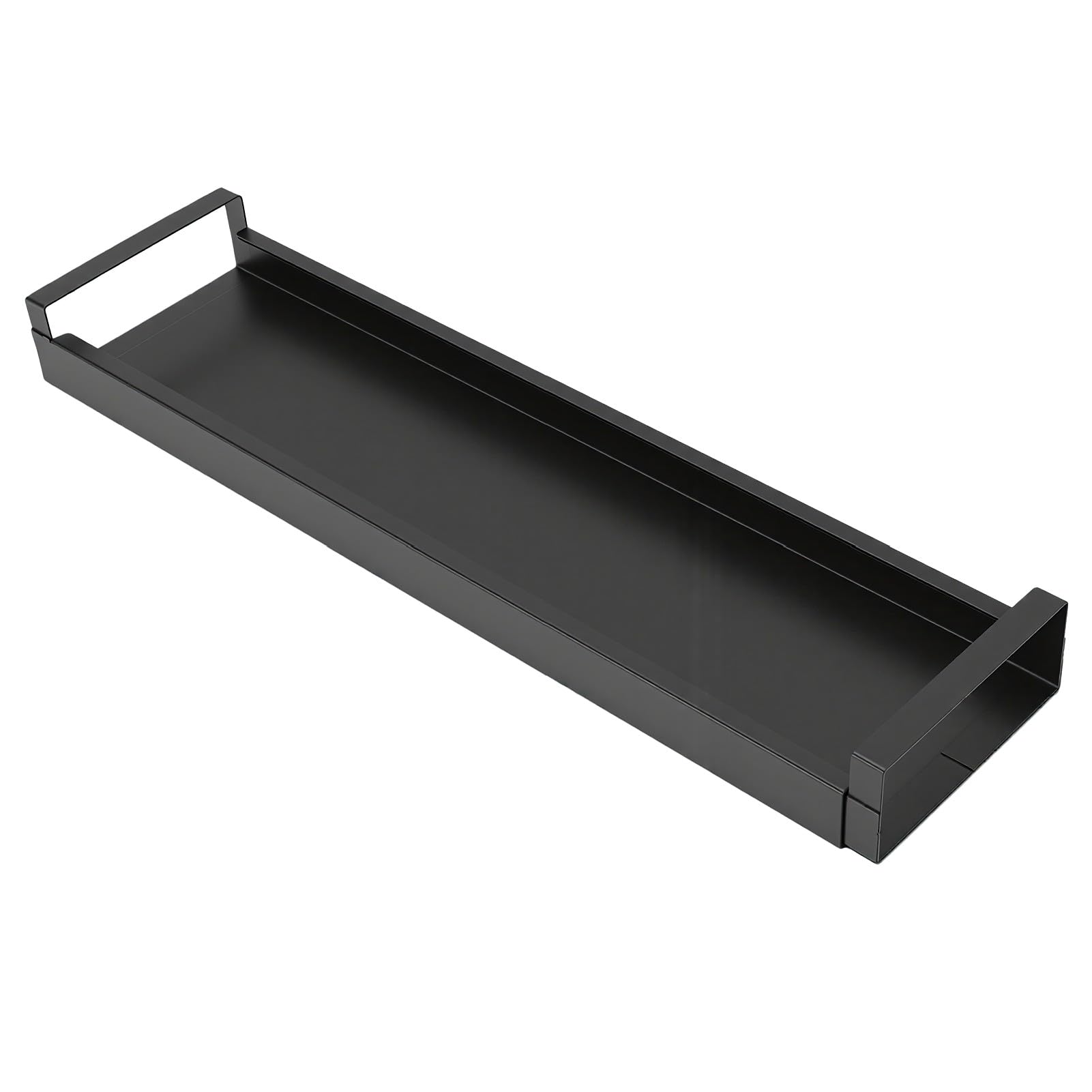 Magnetisches 30-Zoll-Herdregal, 16 Bis 30 Zoll Ausziehbar über Dem Herdregal-Organizer, Gewürzregal aus Karbonstahl für Küchengewürze (BLACK)