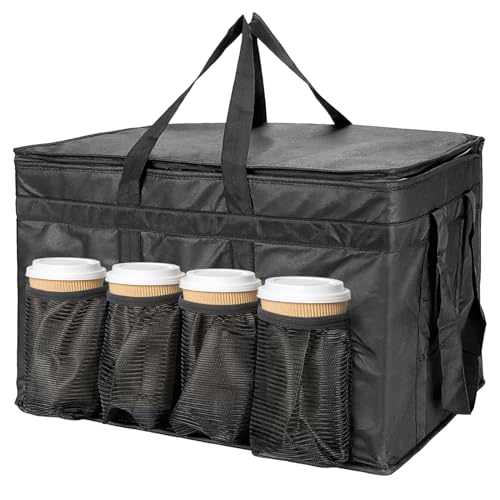 Sac isotherme XXXL avec fermeture éclair pour traiteur et courses
