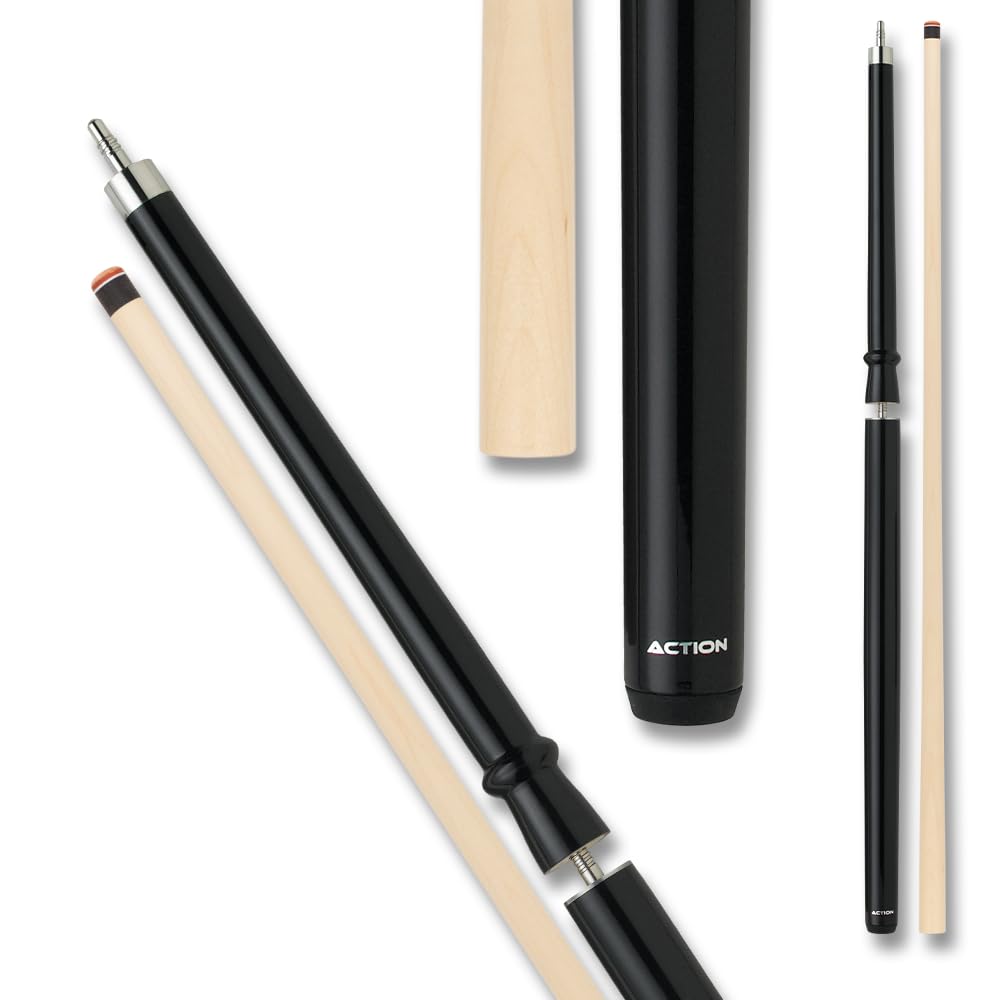 Action ACTBJ07 Billiards Pool Cue Stick – Break Jump Reverse Taper Cue, 26oz