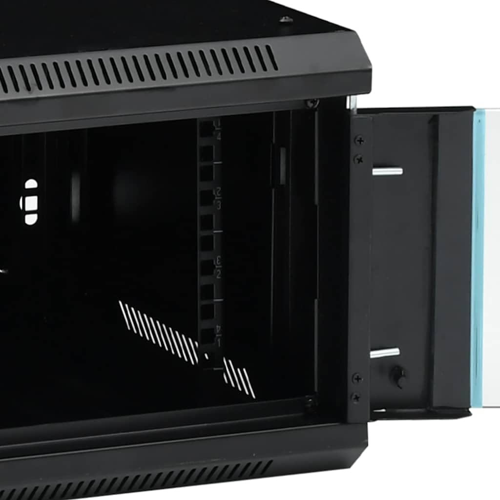 Armadio di rete 6U montaggio a parete 19", IP20, 600 x 450 x 350 mm, per camera da letto, ufficio