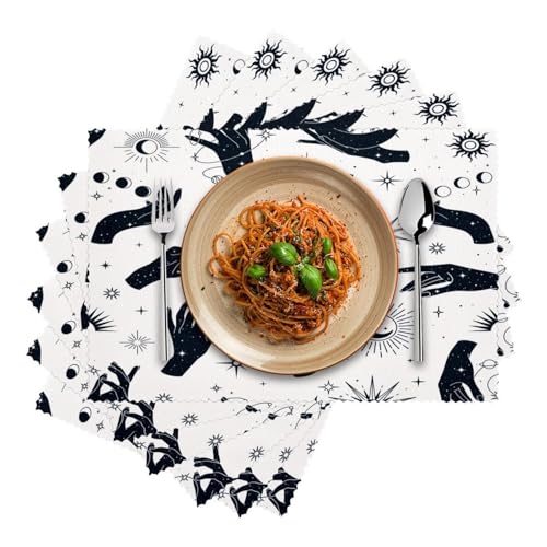 Sets de table imprimé constellations pour décoration de repas thématique - 3