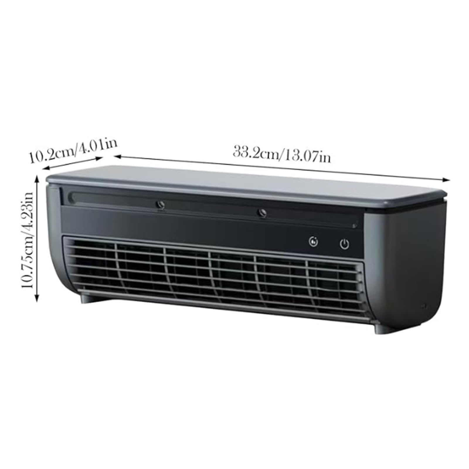 Ohne Bohren Wandklimagerät Ventilator, Kabelloser Wandluftkühler für Zuhause mit 3 Geschwindigkeiten, Mini Klimaanlage mit Fernbedienung, Schnell Kühlung Kaltluftventilator für Schlafzimmer, Zuhause