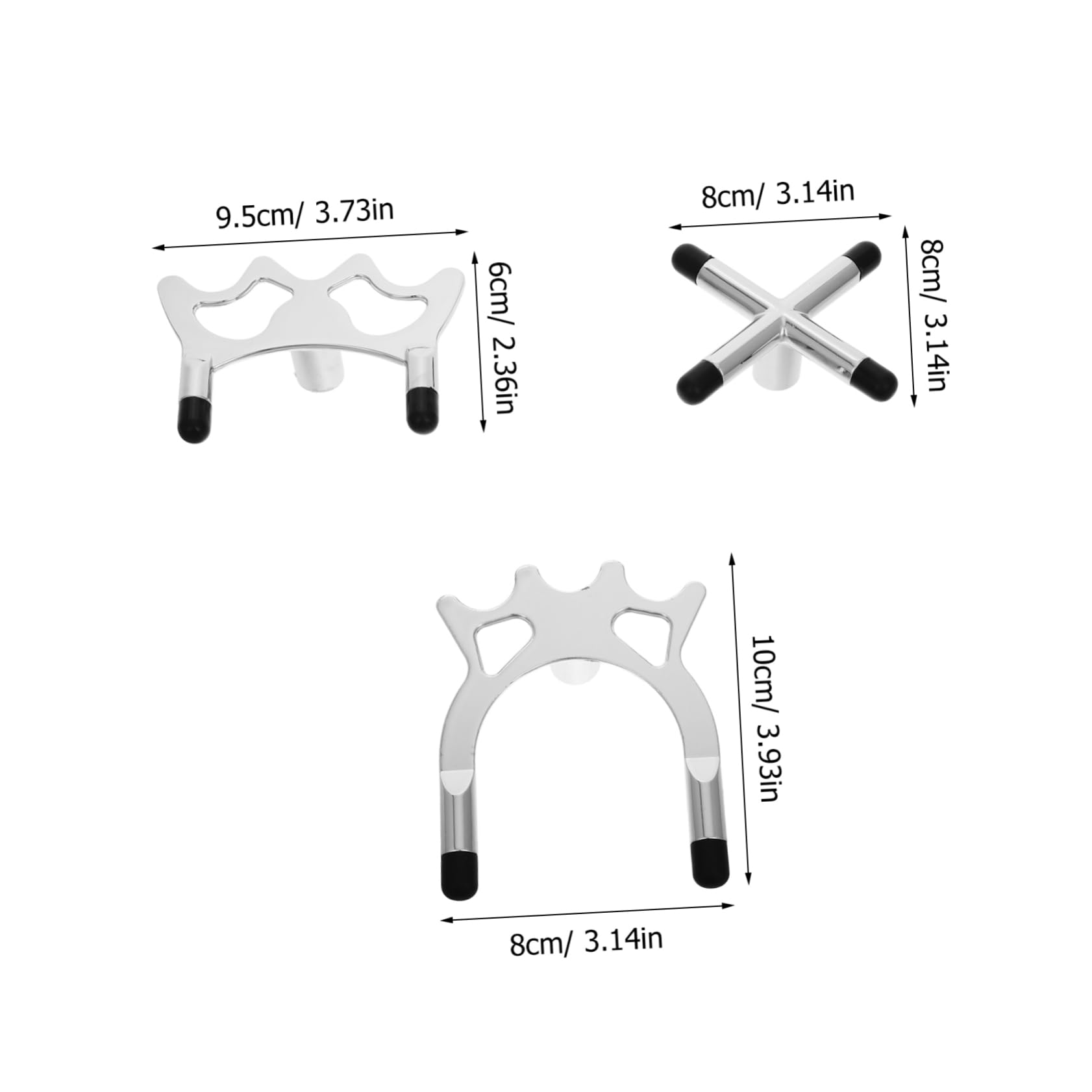 Toyvian Snooker Billiards Stand Cross Holder High/Low Forks Metal Pool Bridge Stick Holder for Home Club Use