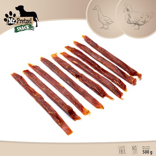 Mr. Pretzel getrocknete Entenstreifen 500g Hundesnack