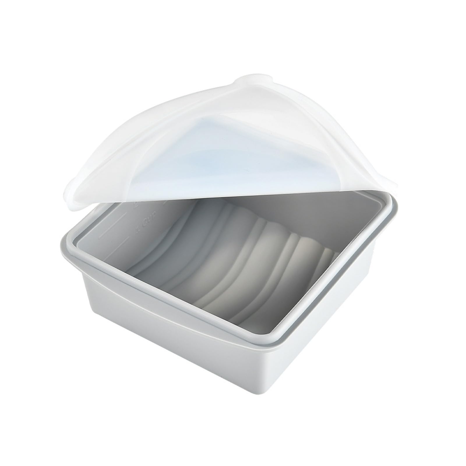 HENYGEN Safe Composition Silicose Meal Holder Leak Resistant Flexible Small Ideal for Produce Snacks Leftovers Portable Silicone Food Box