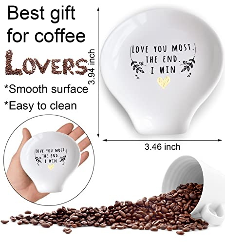 Coffee Spoon Rest Christmas Gifts For Couples From Husband Coffee Spoon Holder Gift For Coffee Lovers - Love You Most The End I Win #TOP1