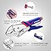 WORKPRO 4-Piece Locking Pliers Set with Comfortable Grip, 5-1/2